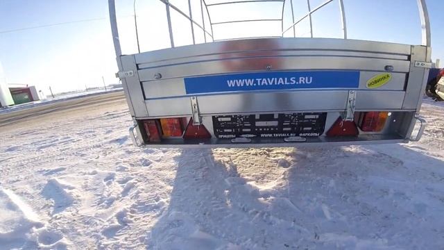 Обзор прицепа Тавиалс 2512 смотреть онлайн
