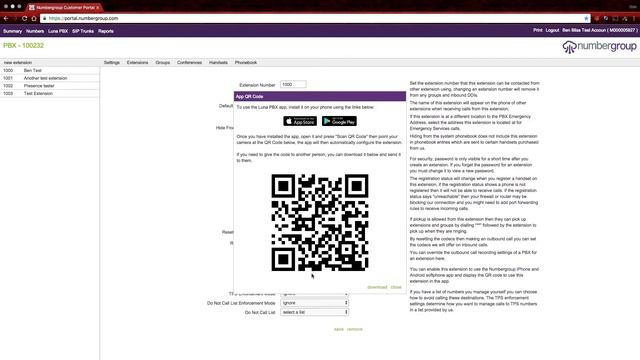 Luna PBX - Mobile App