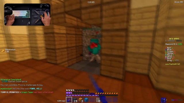 Chill Keyboard & Mouse Sounds ASMR | Hypixel Bedwars смотреть онлайн