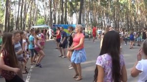 Дети танцуют "Чика-Рика". Лагерные танцы в ДОЛ "Звездный-2015"