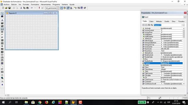 07- Uso de formulario para ejecutar nuestro reporte - Reportes de VFP смотреть онлайн