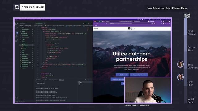 Slice Machine Race - Building With Prismic just became much faster смотреть онлайн