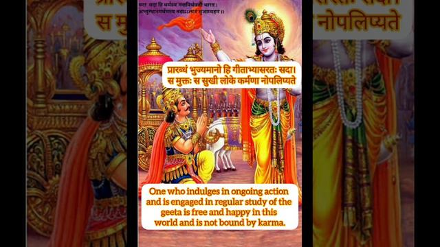 karma | Gita Updesh By Krishna | Bhagavad Gita #shortsfeed