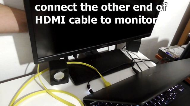 Extending a Laptop Monitor onto a Second Monitor (HDMI cable, 1080p) смотреть онлайн