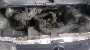Mercedes Sprinter.  312 TDI 1996.   Работа двигателя 2.9 TDI(OM602)