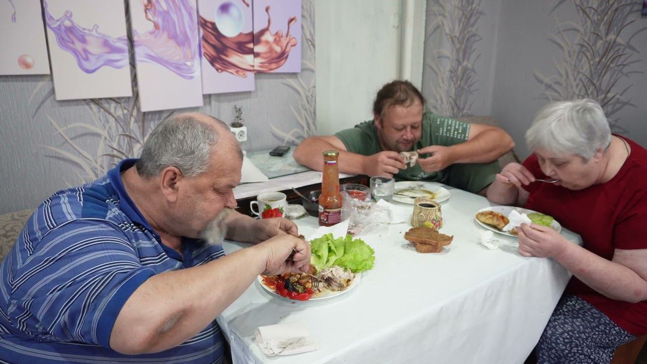 Получили пенсию и приготовили бюджетное ресторанное вкусное блюдо Ужинаем всей семьей с аппетитом