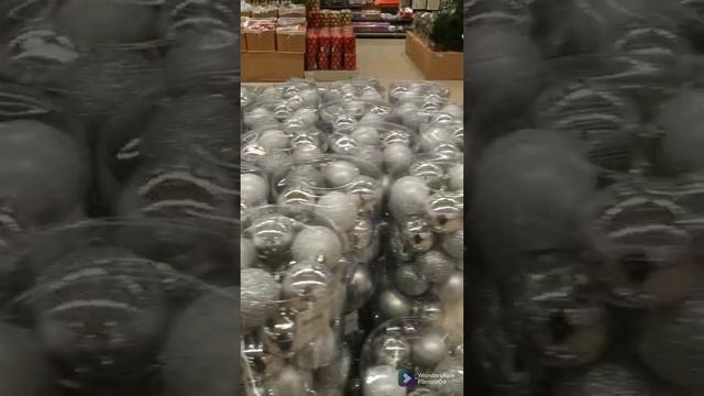 Обзор ёлочных украшений в магазине Глобус