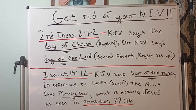 Get rid of your N.I.V!! #kjvonly #niv #biblestudy #biblebeliever #theLordJesusChrist #Jesus #lucife