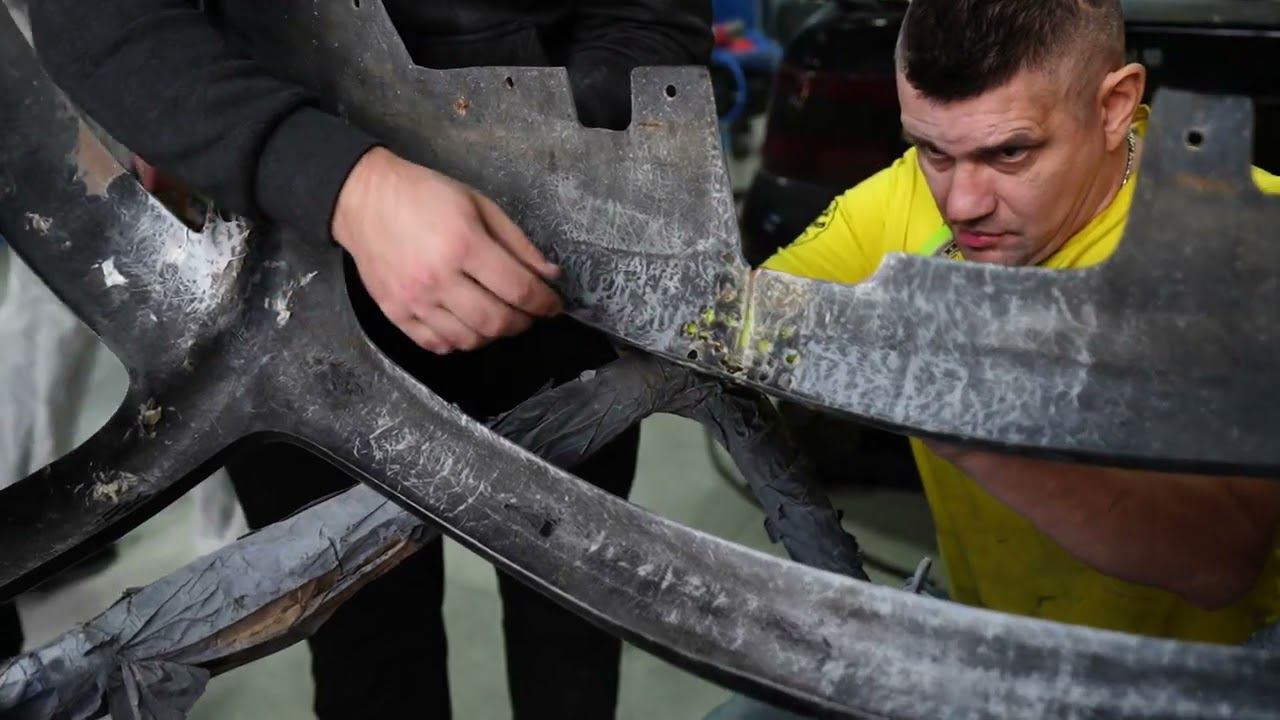 Чем заклеить бампер из стеклопластика