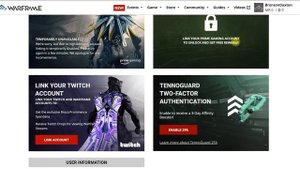 Warframe двухфакторная аутентификация