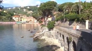 Рапалло Часть 4 Дорога в Санта Маргарита Лигурия Море