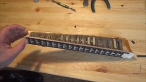 Фуговка резонатора, Баян "Волга " Начало , Аккордеон Супита S5  и три гармони "Чайка"