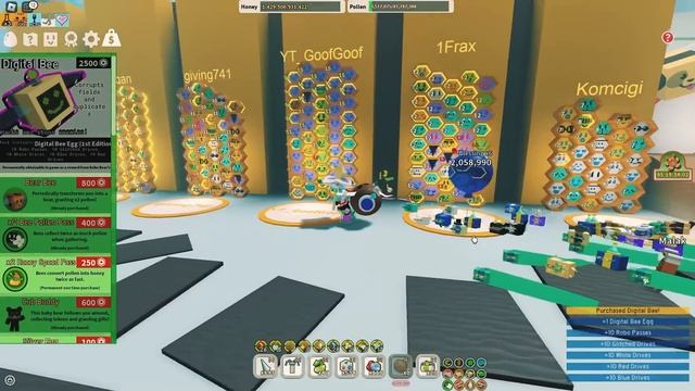 БИСМАС!!! Получил СРАЗУ новую пчелу ▶ Bee Swarm Simulator смотреть онлайн