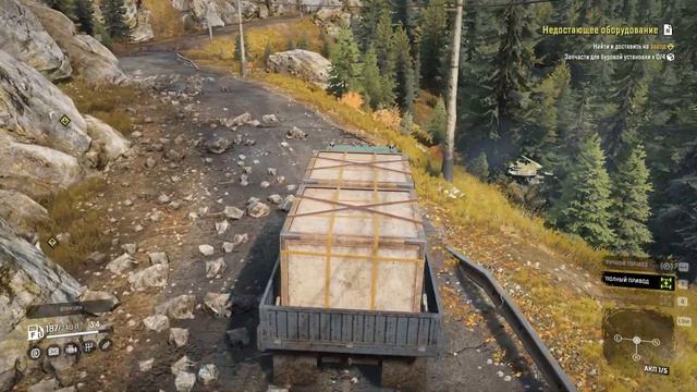 SNOWRUNNER ▶ ПОГРУЗКА ГРУЗА С ПОМОЩЬЮ КРАНА ▶ МИССИЯ 32 смотреть онлайн