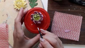 Скульптурная живопись мастер класс хризантема