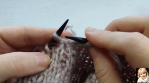 Капюшон "Excellent", спицами. Мк.