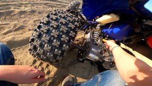 Настройка Амортизатора на Yamaha Raptor! Регулировка Сжатия и Отбоя!
