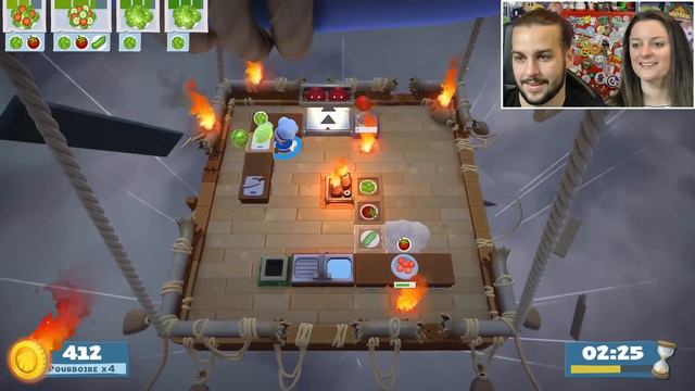 LE MEILLEUR JEU DE CUISINE DU MONDE !  OVERCOOKED 2 CO-OP PARTIE 1 FR