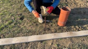 Делаю фундамент для бани у пруда