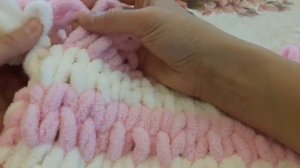 Плед из ALIZE PUFFY