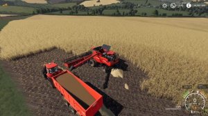 Courseplay 6 Tutorial - Empty Combine and Offload - Farming Simulator 19