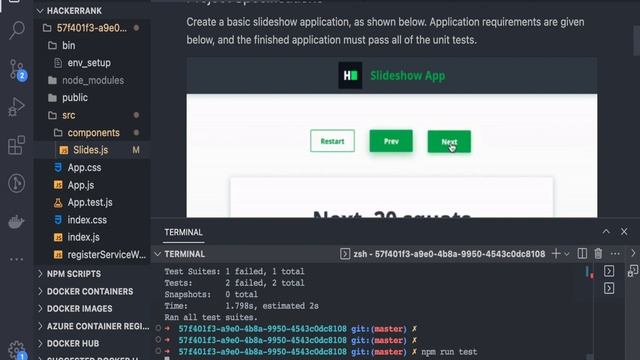 Hackerank Skill Certification  React Basic Certification #04