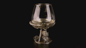 Бокал для коньяка Медицинский (латунь, стекло)