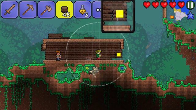 Террария #1 Первая ночь,первый дом смотреть онлайн