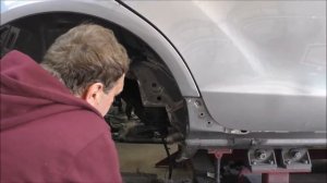 Mercedes CLS. The rear end repair. Ремонт задней части.