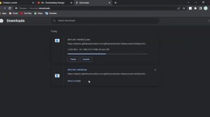 How to Git  Downloading Package  in  Google Chrome Browser