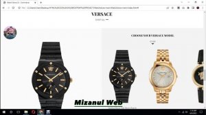 Watch E-commerce Website Using HTML, CSS, _ jQuery