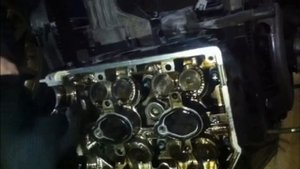 снятие головки блока цилиндров SUBARU Impreza WRX двигатель EJ205