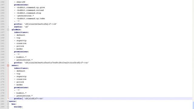 как настроить permissions и добавить префикс смотреть онлайн