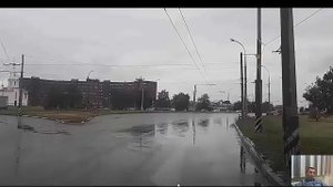 Экзаменационные маршруты ГИБДД , круговое движение, съезды и светофор