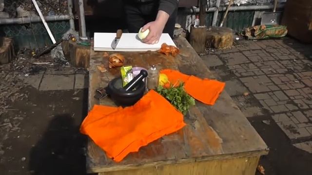 Рецепт для мангала. Карп на углях.