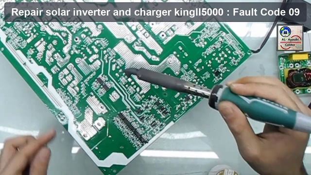 how to Repair solar inverter and charger kingII5000 : Fault Code 09 смотреть онлайн
