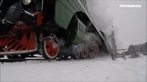 Иваново - Гаврилов Посад, паровоз П36-0147, Ретро-поезд, Русское Рождество 08.01.2021