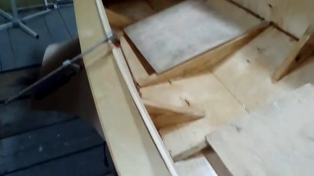 Байдарка из фанеры своими руками. Kayak handmade. Часть 13. Внутрянка.