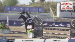 GENESIS - CASSIO RIVETTI  $2,500 1 30m Open Jumper Round 1 - 2020 NATIONAL SUNSHINE SERIES