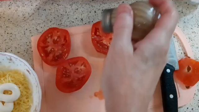 Быстрая закуска Помидоры с сыром
