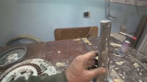 Ветрогенератор из стиральной машинки, без затрат и без токарных работ.