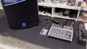 #Turbosound Milan M12 Sound check | #Behringer XENYX 1202SFX | #DigiPro ARK01 Noise reduction kit.