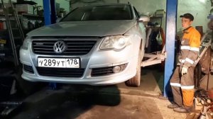 Volkswagen Passat B 6 1.6 - удаление сажевого фильтра в СПб