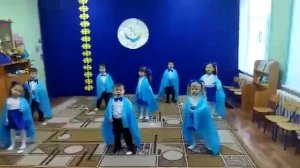 Танец «Моя Родина — Казахстан», Старшая группа «Капельки»