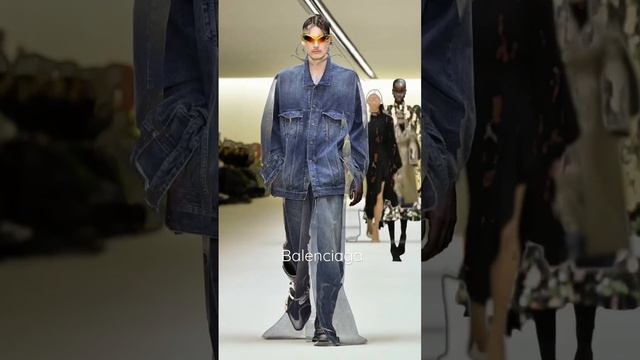 Показ Balenciaga на неделе моды в Париже 2023 #стилист #любовьлебедева #fashion #неделямоды