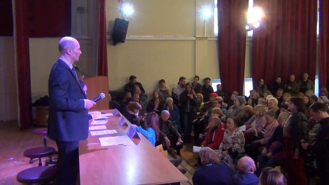 Встреча главы управы С.Ю. Гордиковой с жителями района Марьина роща 19.04.2017 смотреть онлайн
