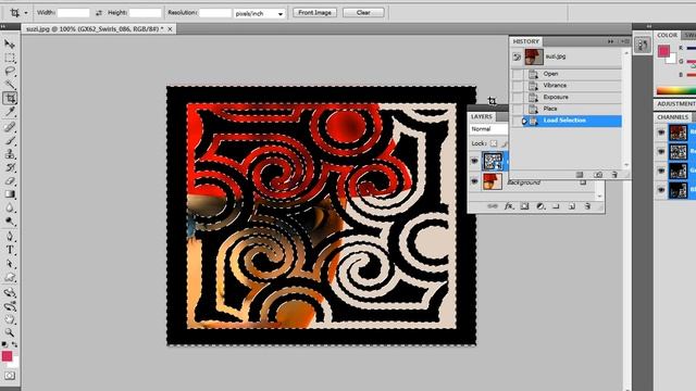 How To Create Borders Using PDF Files In Photoshop смотреть онлайн