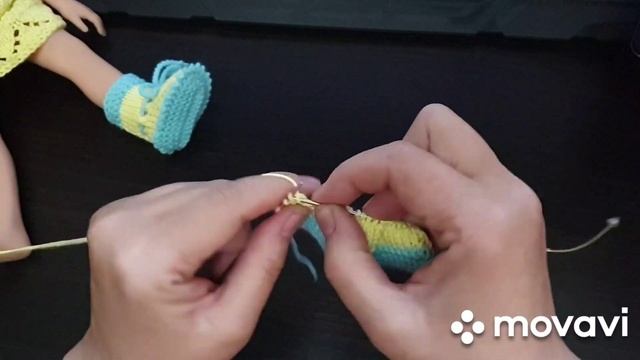 Ботиночки спицами на куклу Паола Рейна*Мастеркласс* смотреть онлайн