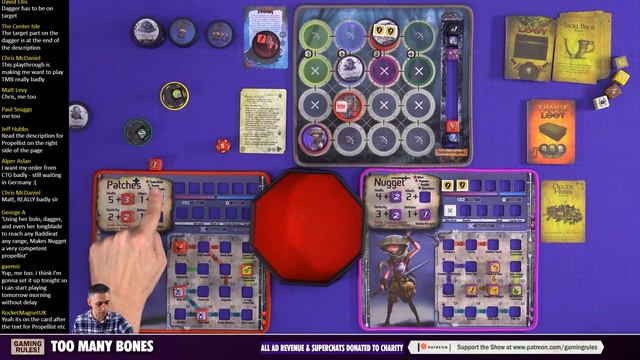 Too Many Bones - 2-player Playthrough. Patches & Nugget vs Nom смотреть онлайн