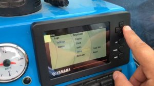 Настройка прибора YAMAHA 6YC - коротко о главном. Остаток топлива в баке.